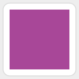 Solid Berry Light Purple  Monochrome Minimal Design Sticker